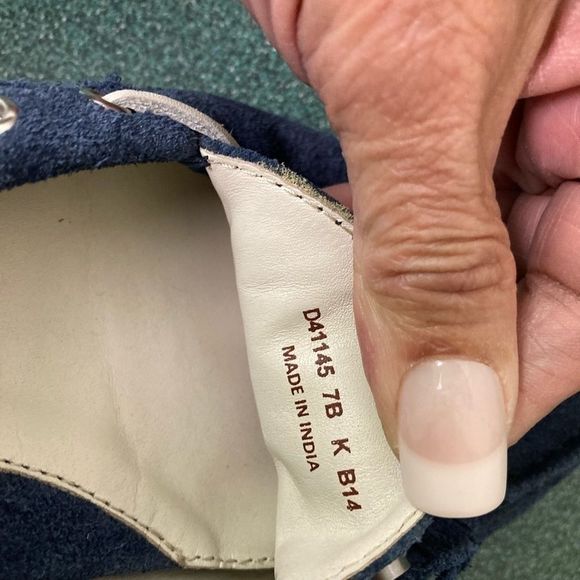 Cole Haan Blue Suede Leather Driving Moccasin - Picture 7 of 16